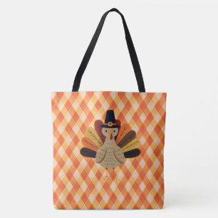 Niedlicher, klassischer/Vintager Erntedank Türkei Tasche