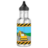 Niedlicher Kleinbauwagen Mit Monogramm Edelstahlflasche (Rechts)