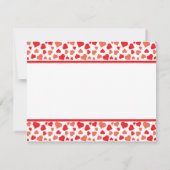 Niedlicher Kleine Junge St. Valentine Herzkarte Mitteilungskarte (Rückseite)