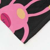 Niedlicher kleiner Affe Fleecedecke (Ecke)