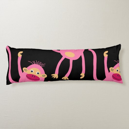 Niedlicher kleiner Affe Seitenschläferkissen (Rückseite)