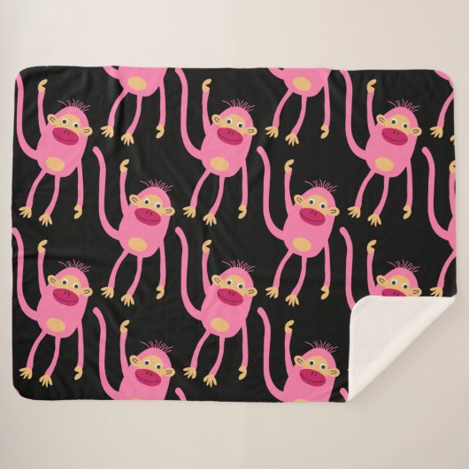 Niedlicher kleiner Affe Sherpadecke (Vorderseite (Horizontal))