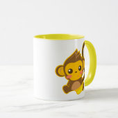 Niedlicher kleiner Affe Tasse (VorderseiteRechts)