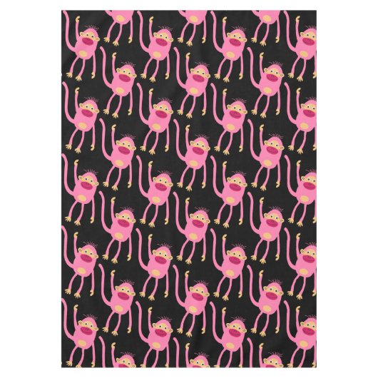 Niedlicher kleiner Affe Tischdecke (Vorderseite)