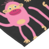 Niedlicher kleiner Affe Tischdecke (Schrägansicht)