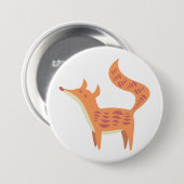Niedlicher kleiner Babyfuchs Button (Vorne & Hinten)