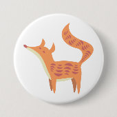 Niedlicher kleiner Babyfuchs Button (Vorderseite)
