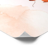 Niedlicher kleiner Babyfuchs Poster (Ecke)