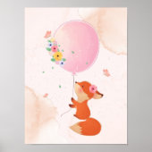 Niedlicher kleiner Babyfuchs Poster (Vorne)