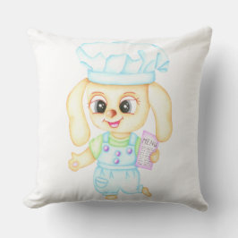 Niedlicher kleiner Bäcker Kissen