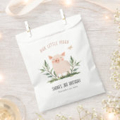 Niedlicher kleiner Bauernhof Schweinebutterfly-Kin Geschenktütchen (Ausgeschnitten)