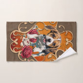 Niedlicher kleiner Beagle. Badhandtuch Set (Handtuch)