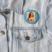 niedlicher kleiner Beagle Button (Beispiel)