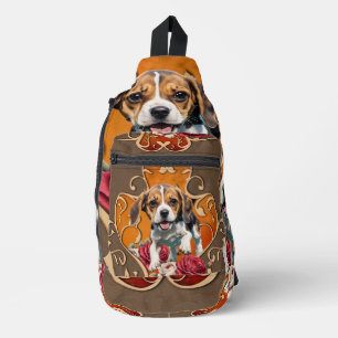 Niedlicher kleiner Beagle. Crossbody Bag