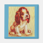 niedlicher kleiner Beagle Magnet (Vorne)