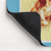 niedlicher kleiner Beagle Mousepad (Ecke)