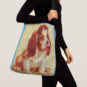 niedlicher kleiner Beagle Tragetaschen Mit Langen Trägern