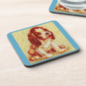 niedlicher kleiner Beagle Untersetzer (Linke Seite)
