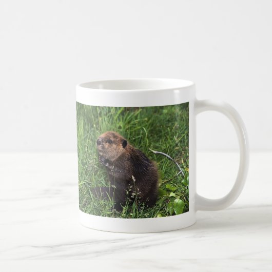 Niedlicher kleiner Biber Kaffeetasse (Rechts)