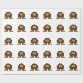 Niedlicher kleiner Bigfoot Geschenkpapier (Flach)