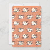 Niedlicher Kleiner Boom Eins Einladung (Rückseite)