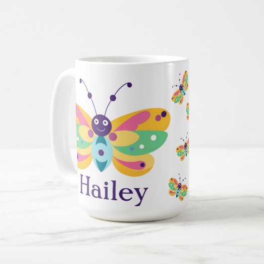 Niedlicher kleiner Bug Kaffeetasse (Vorderseite Links)