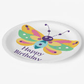 Niedlicher kleiner Bug Pappteller (Schrägansicht)