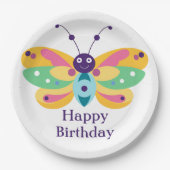 Niedlicher kleiner Bug Pappteller (Vorderseite)