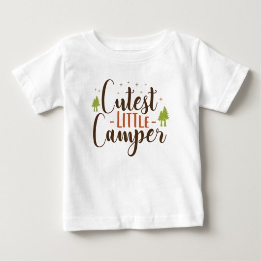Niedlicher kleiner Camper Baby T-shirt (Vorderseite)