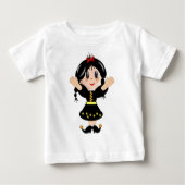 Niedlicher kleiner Cartoon Baby T-shirt (Vorderseite)