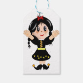 Niedlicher kleiner Cartoon Geschenkanhänger (Vorderseite)