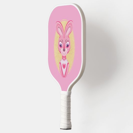 Niedlicher kleiner Cartoon Pickleball Schläger (Links)