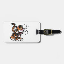 Niedlicher Kleiner Cartoon Tiger Gepäckträger