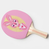 Niedlicher kleiner Cartoon Tischtennis Schläger (Seitenansicht)