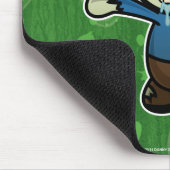 Niedlicher kleiner Cartoon-Zombie Mousepad (Ecke)