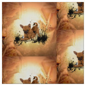 Niedlicher kleiner Chihuahua Stoff (Muster)