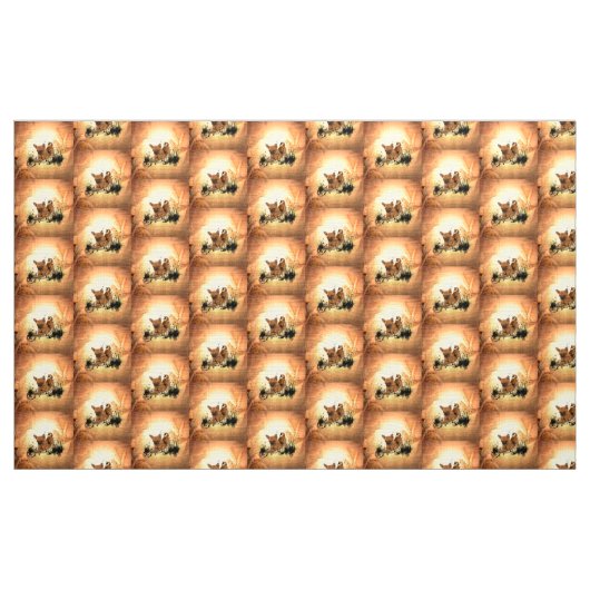 Niedlicher kleiner Chihuahua Stoff (Yard (91,4 cm))