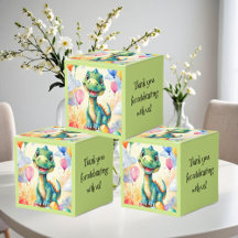 Niedlicher kleiner Dinosaurier mit viel farbenfroh