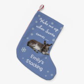 Niedlicher kleiner Donkey Weihnachtsstrumpf (Vorderansicht (hängend))