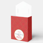 Niedlicher Kleiner Drache ist auf dem Weg Red Baby Geschenkschachtel (Geöffnet)