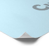 Niedlicher kleiner Drache Poster (Ecke)