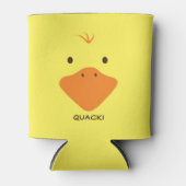 Niedlicher kleiner Ducky-Face Personalisierter Tex Dosenkühler (Vorderseite)