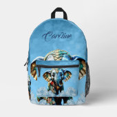 Niedlicher kleiner Elefant mit Fee Bedruckter Rucksack (Vorderseite)