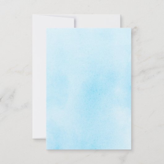 Niedlicher kleiner Elephant Prince Vielen Dank Dankeskarte (Rückseite)