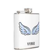 Niedlicher Kleiner Engel-Flügel Flachmann (Rechts)