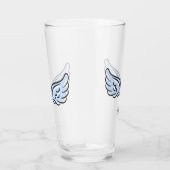 Niedlicher Kleiner Engel-Flügel Glas (Rechts)
