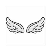 Niedlicher Kleiner Engel-Flügel Gummistempel (Prägung)