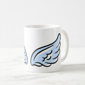 Niedlicher Kleiner Engel-Flügel Kaffeetasse (VorderseiteRechts)