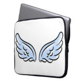 Niedlicher Kleiner Engel-Flügel Laptopschutzhülle (Vorderseite Links)