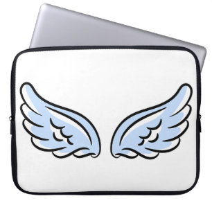 Niedlicher Kleiner Engel-Flügel Laptopschutzhülle